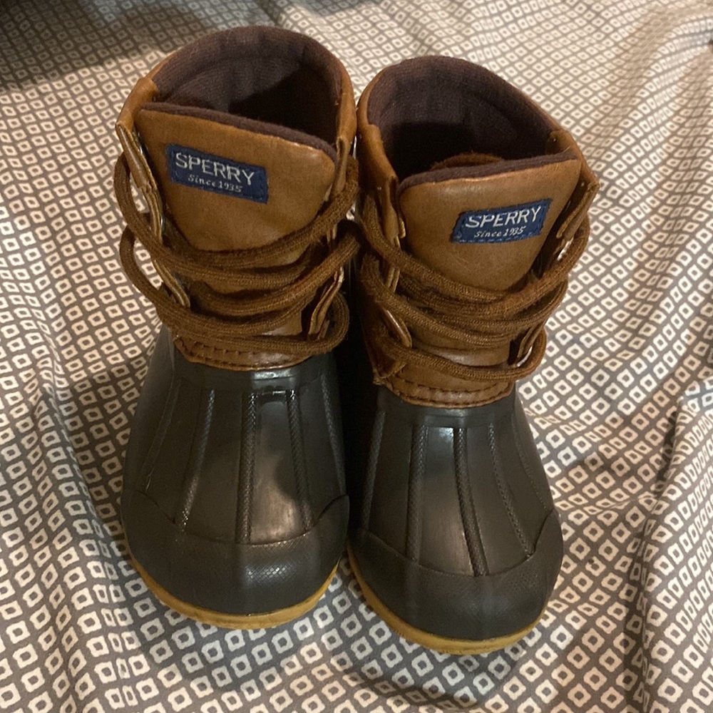 Toddler, Size 7C, sperry, duck boots - Picture 3 of 4